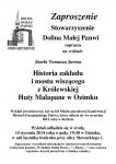 Zaproszenie na wykład