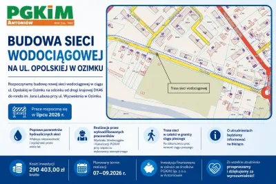 budowa sieci wodociągowej