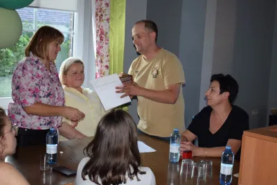 Zebranie wyborcze w Chobiu