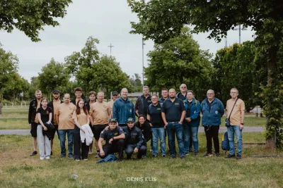 Delegacja jednostek OSP Gminy Ozimek