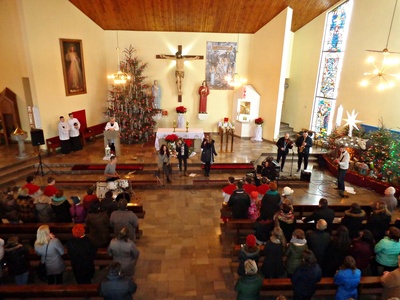 Rozrywkowy koncert kolęd w Schodni