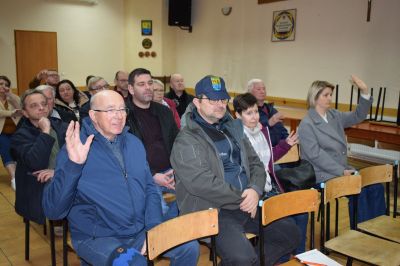Na zdjęciu zebranie wiejskie w Szczedrzyku (fot. JD)