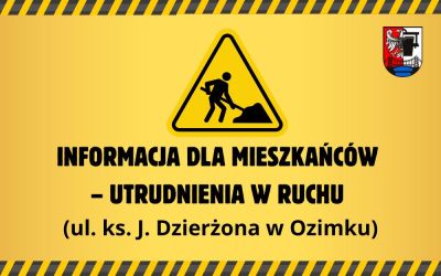 Utrudnienia w ruchu