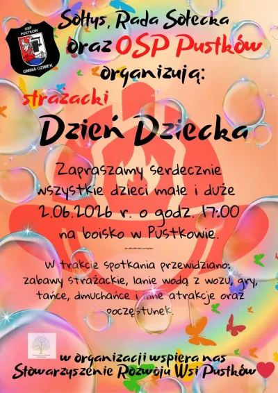 Strażacki Dzień Dziecka w Pustkowie