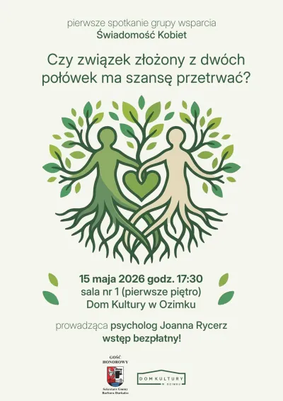 Świadomość kobiet - pierwsze spotkanie grupy wsparcia