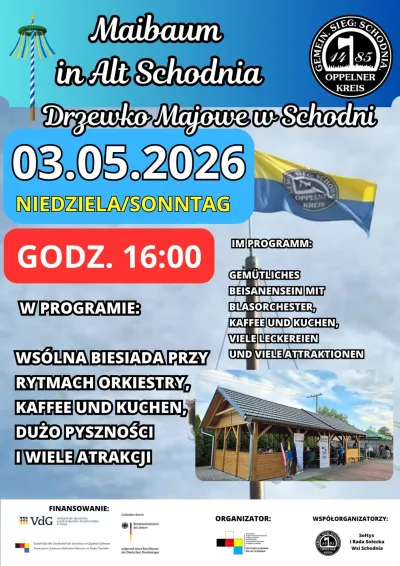 Drzewko majowe w Schodni / Maibaum in Alt Schodnia