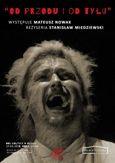 Od przodu i od tylu plakat