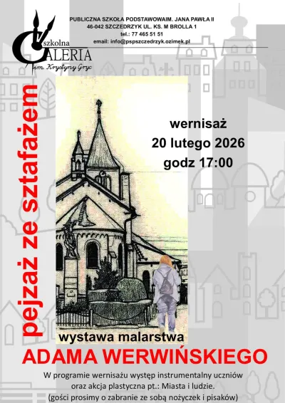 Plakat wernisaz